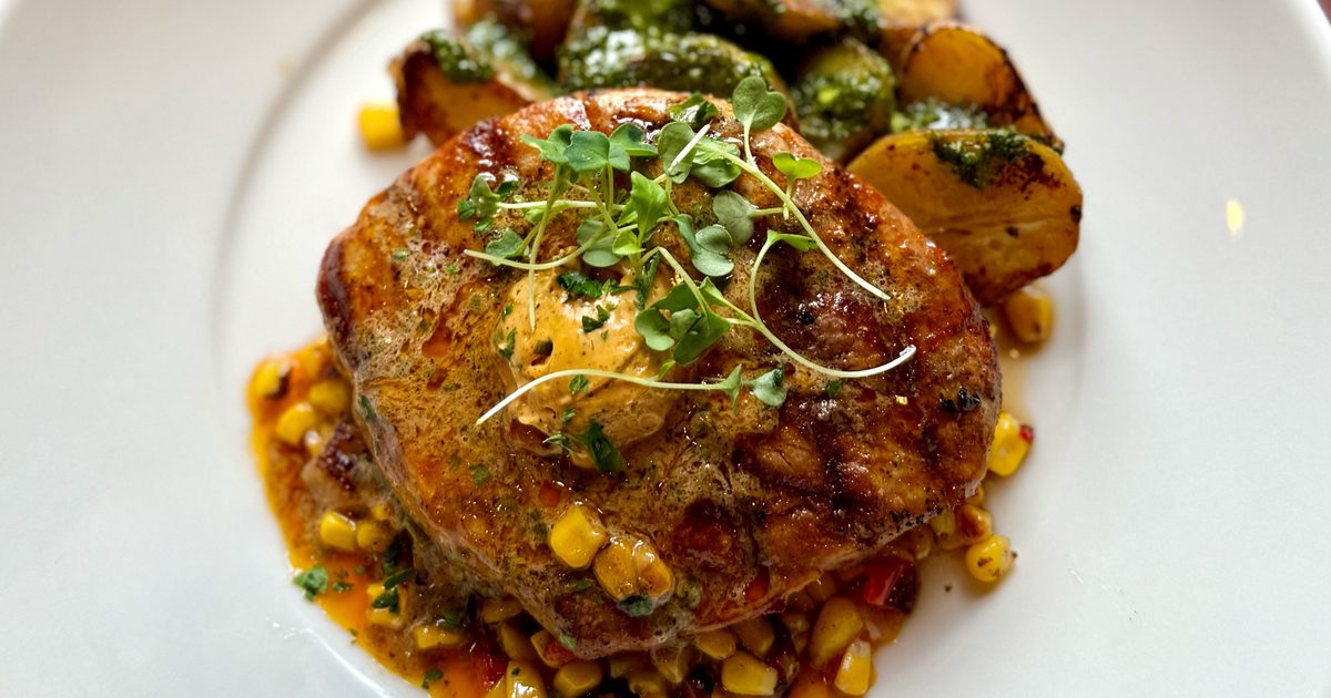 Roasted pork tenderloin